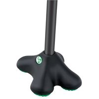 Hugo Mobility Quadpod Offset Cane with Ultra Stable Cane Tip, Ebony