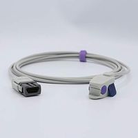 Compatible Ohmeda Trusat Spo2 Sensor Pediatric Clip 9.8 ft 9 Pins Connector
