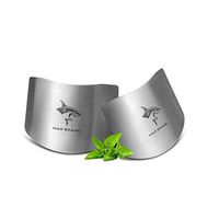 MAD SHARK Chef Stainless steel Finger guard knife cutting protector Kitchen Tool Guard Finger Protector Avoid Hurting When Slicing and chopping