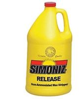 Simoniz Release Floor Wax Stripper Non-Ammoniated Stronger Than Z-Strip or Ultra Line 4 Gallons