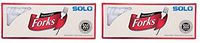 SOLO Cup Company 8541947985 Heavyweight Plastic Cutlery, Forks, Standard, White (Тwo Рack)