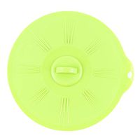 HENGSONG Silicone Suction Lids Food Covers Bowl Covers for Microwaves Pots Pans Reusable Dustproof Heat-Resistant Kitchen Gadgets,Green