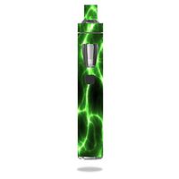 Decal Sticker Skin WRAP Green Lightning Storm Electric for Joyetech eGo AIO