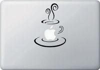 Yadda-Yadda Design Co. Cappuccino (Appleccino) - Coffee Cup - MacBook or Laptop Decal