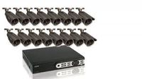 Q See - 16 Channel DVR | 16 Cams | 600TVL Res| 120ft of Night Vision QT4516-1641.