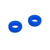 Clip-on Silicon Anti-Slip Ear Pads for Eyeglass Eyewear Sunglasses Temple Tip Sports Ear Hook Sleeve Retainer 1 Pair (Blue)