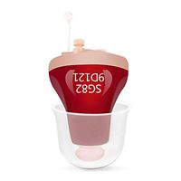 Sengdong 8 Channel Digital Hearing Amplifier for Seniors and Adults, Adopt Spiral Scream Handling Method (F01-Right, Red)