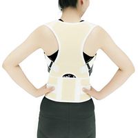 ZWS Comfortable Back Support Back Waist Support Belt Correcting Tape for Lumbar Back Bone Care Brace Posture Corrector Male Corset for Women Unisex Adjustable (Color : D, Size : XXL)
