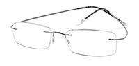 Specs Flexible Rimless Reading Glasses (Shiny Dark Gunmetal) +1.25