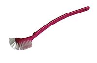 PANDA SUPERSTORE Set of 2 Home Use Long Fuchsia Style Cleaning Brushes Small Double Brush