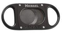 Xikar-M8 Metal Body Cigar Cutter with Free Engraving (Black)