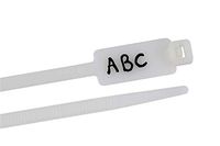 8" 25pc Natrl Cable Tie