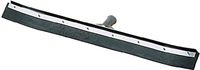 Carlisle 36324C00 Curved End Rubber Squeegee with Metal Frame, 24" Width, Black (Pack of 6)