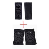 Elbow & Pads Mountain Bike Protection Set Dancing Knee Brace Support MTB Downhill Tape Protector,Black,XL