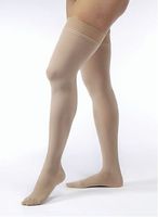 Jobst UltraSheer THIGH HIGH - Extra Firm 30-40 M, Silicone Dot Band Silky Beige