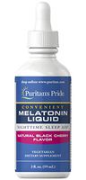 Puritan's Pride Sublingual Melatonin Natural Black Cherry Flavor 1 mg-2 oz Liquid