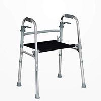Folding Walker Elderly Rehabilitation Training Walker Four-Legged Disabled