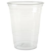 SOLO Cup Company Plastic Party Cold Cups, 16 oz, Clear, 50 pack