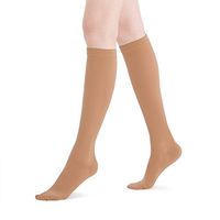 Fytto 2120 Closed-Toe Women’s Compression Socks, 20-30 mmHg Graduated Support – Firm Medical Hosiery for Varicose Veins, Lymphedema, and DVT, Knee High, Nude, Small
