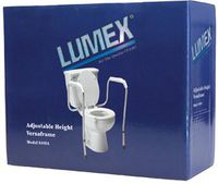 Adjustable Height Versaframe: Toilet Safety Rails, Versaframe, Unassembled, Retail Package, - 3 PR/