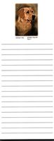 Yellow Labrador Magnetic List Pads - Set of 2