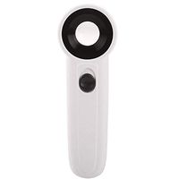 40X Illuminated Magnifying Glass with 2 LED Light, HD Lens Mini Portable Comfort Grip Applicable for Old Man Book Reading, Jewelry Identification, Watches, DIY Crafts Carving and Repair Magnifier, 20m