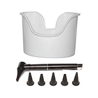 EarClear Rx Ear Basin to Catch Excess Water and Otoscope to Confirm Ear Wax is Removed
