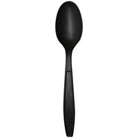 Karat Earth KE-U2023B Bio Based Heavy Weight Tea Spoon - Black (Case of 1000)
