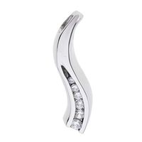 S Shape Stainless Steel Cremation Pendant for Human Pets Ashes Screw Open
