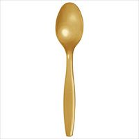 Glittering Gold Cutlery Premium Bulk Spoons 600ct