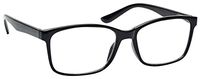 The Reading Glasses Company Black Readers Large Designer Style Mens Spring Hinges R83-1 +2.50