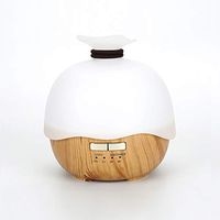 Essential Oil Aroma Sterilization Humidifier Aromatherapy Spray 400ml Marble Wood Grain 7 Color LED Night Light Cool Mist Humidifier Large Room Air Diffuser