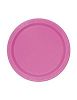 Hot Pink 7" Dessert Paper Plates (hot Pink)