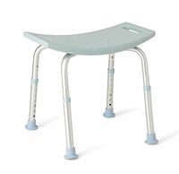 Medline Bath Bench Without Back, Microban