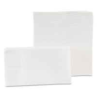 Morcon Paper Tall-Fold Napkins, 1-Ply, 7 x 13 1/2, White - Includes 20 packs of 500 napkins each.