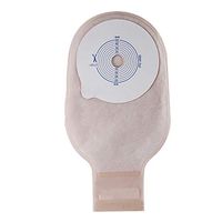 XIHAA 10 Disposable Colostomy Pouch - Ostomy Bags with Closure for Colostomy Ileostomy Stoma Care, Cut-to-Fit, One-Piece System Cut to Fit 15-55MM