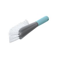 Casabella 15939 Smart Scrub Heavy Duty All Purpose Brush, Grey/Aqua