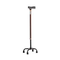 Crutch-XF Four-Pointed Cane - Thick Aluminum Alloy Walking Stick - Old Cane Walker - Disabled Walking Stick - Gold