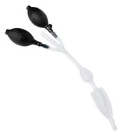 Cleanstream Style Inflatable Double Bulb Enema System, Clear