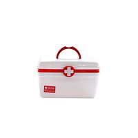 wanaone Household Medicine Box Family Children Emergency Box Multi-Layer Medicine Plastic Storage Box Baby Portable Portable Medicine Box