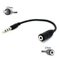 2.5mm Female to 3.5mm Male Headset Adapter Headphone Jack Converter Supports Hands-Free Mic for T-Mobile Samsung Galaxy S8 Active - T-Mobile Samsung Galaxy S8+