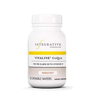 Integrative Therapeutics - Vitaline CoQ10 - 100 mg CoQ10 with Vitamin E - Supports Heart & Brain Health - Maple Nut Flavor - 30 Chewable Wafers