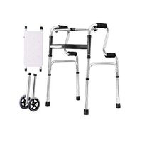 Crutches - Foldable Lightweight Elderly Disabled Medical Driver, Easy to Carry, Stylish and Beautiful (Size: 20.4 * 4 * 28 Inches, Color: Silver) (Color : Silver, Size : 20.4 * 4 * 28 inch)