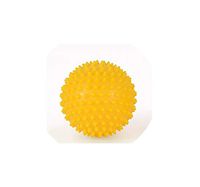 7CM 4 Color Fitness PVC Hand Massage Ball PVC Soles Hedgehog Sensory Training Grip The Ball Portable Physiotherapy Ball,Yellow