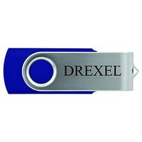 LXG, Inc. Drexel University -8GB 2.0 USB Flash Drive-Blue
