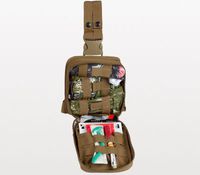 First Aid: Combat Casualty Response Kit - Medic/Leg Rig BLACK