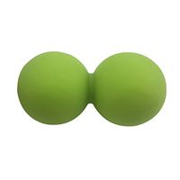 WINOMO Peanut Lacrosse Ball Double Massage Ball for Myofascial Release Trigger Point Therapy (Green)
