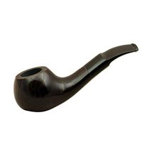 GO GO Briar Mini Tobacco Smoking Pipe by Brebbia (Italy) (Brown (Noce 1))