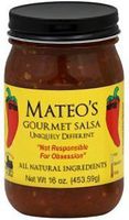 Mateo's Gourmet Salsa Medium (6x16oz) by Mateo's