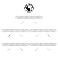 HealthmateForever 5P Pin White Pads (5P Long Strip)